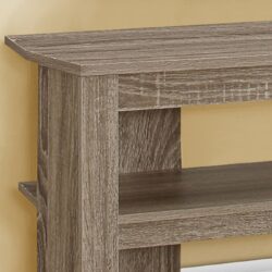 TV Stand, Console, Media Entertainment Center, Storage Shelves, Contemporary Versatile Placement - Taupe
