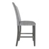 Glimm - Upholstered Bench With Back - Gray - Image 3