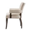 Brooklyn - Dining Arm Chair With Button Tufted Back (Set of 2) - Cream - Image 5