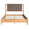 Queen Bed With Caramel Maple Wood - Natural - Image 7