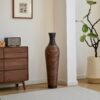 Tall Standing Designer Floor Vases With Elegant 2 Tone Finishes Ideal For Decorating Living Rooms, Bedrooms, Entryways Perfect For Decorating Your Home - Black / Gray - Image 14