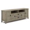 Burlington - TV Media Stand - Distressed Gray - Image 12