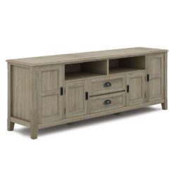 Burlington - TV Media Stand - Distressed Gray