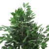 58" Tall, Artificial Plant, Ficus Tree, Indoor, Faux, Fake, Floor, Greenery, Potted, Decorative - Green / Black - Image 4