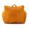 Giant Plush Bean Bag Chair With Armrests And Footstool For Adults - Yellow - Image 13