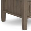 Lev - End Table With Bottom Drawer - Smoky Brown - Image 7