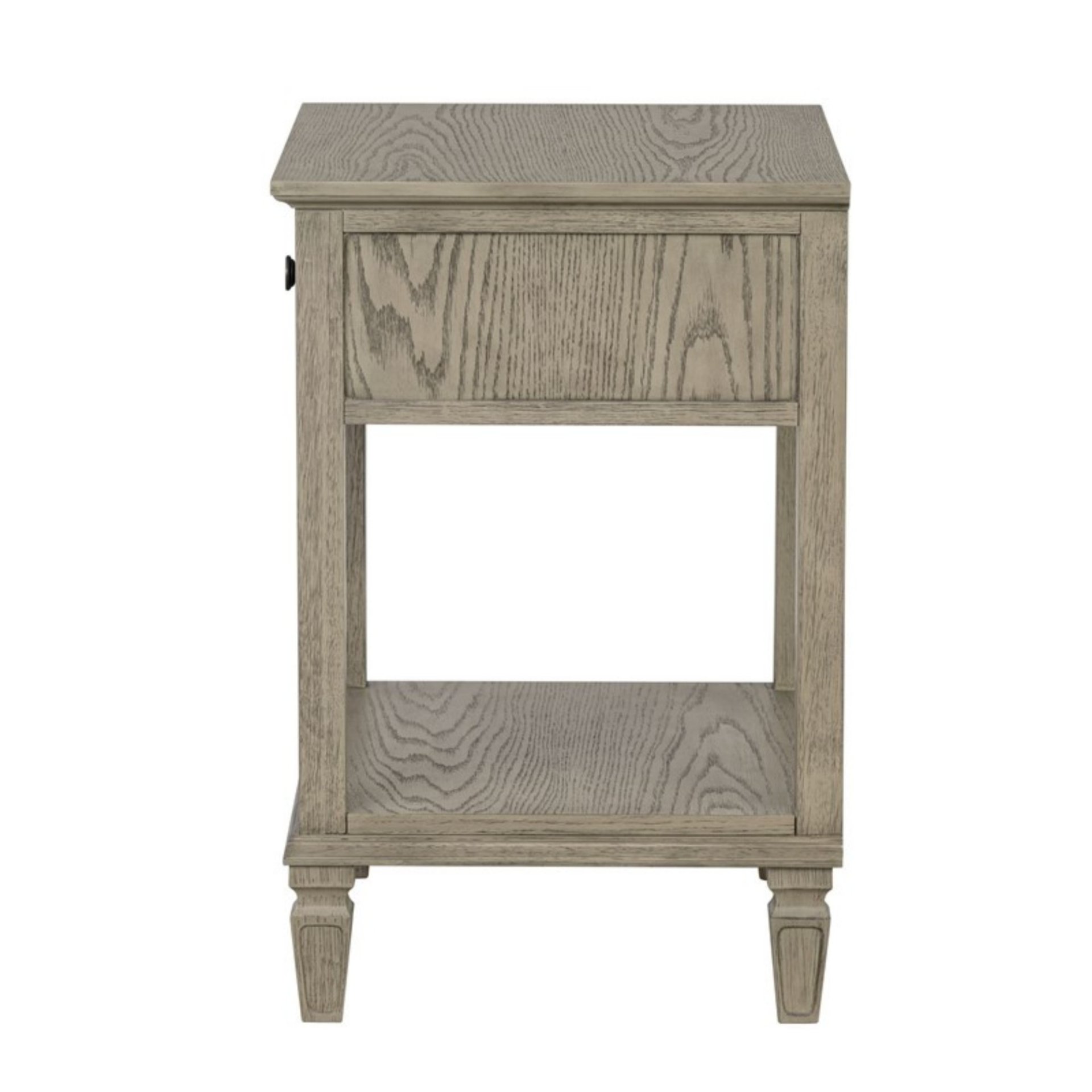 Victoria - Bedside Table With Drawer And Shelf - Gray - Image 6