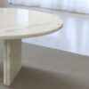 Luxury Marble Coffee Table Set Snow Mountain, Genuine Marble - White - Image 7