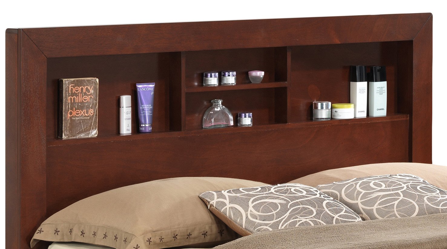 Full Storage Bed Transitional - Cherry - Image 4