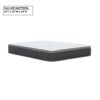 10" Full Size Hybrid Mattress In A Box, Gel Memory Foam Mattress Top With Pocket Coil Base - Gray / White - Image 3