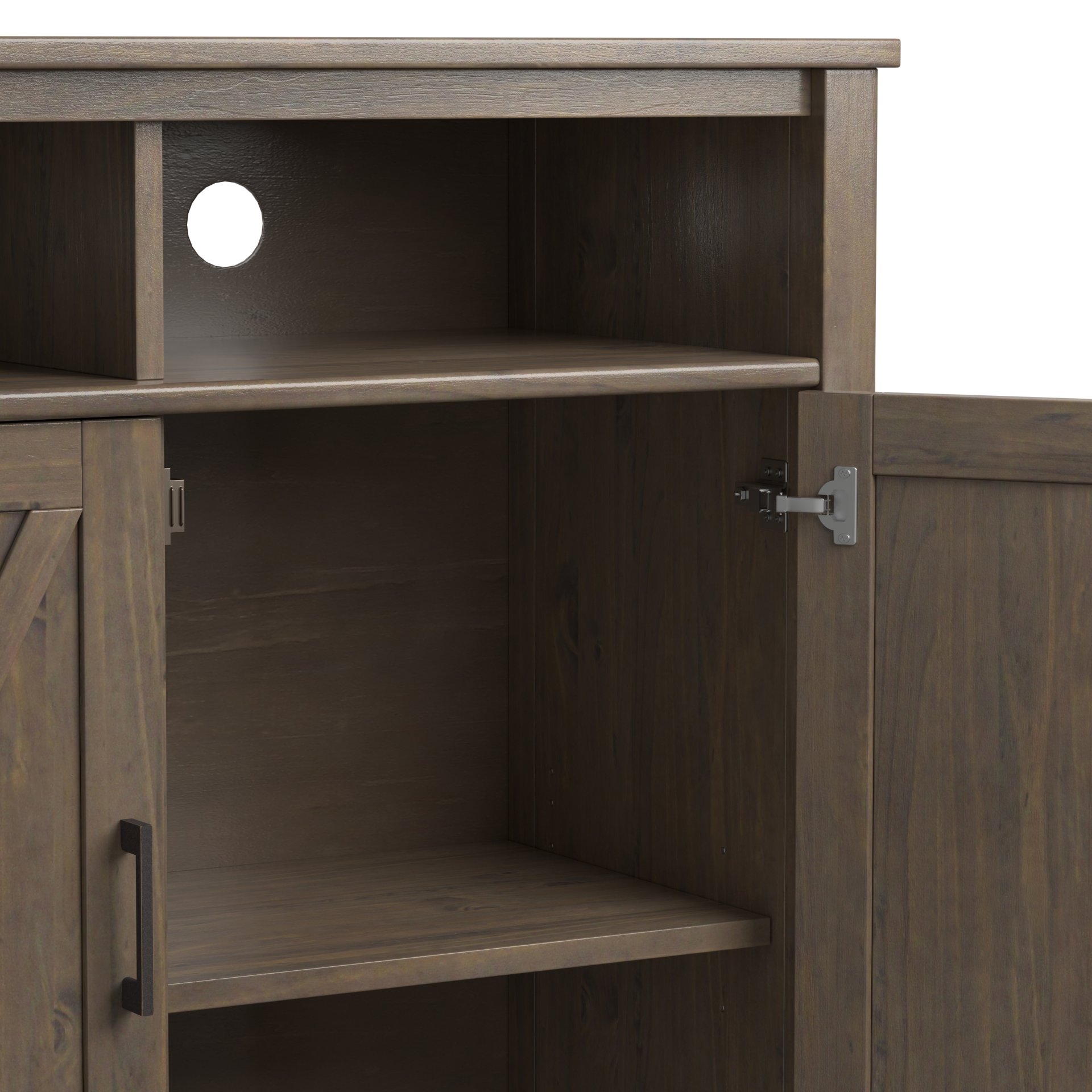 Ela - Medium Storage Cabinet - Smoky Brown - Image 4