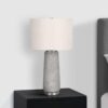 Lighting, Table Lamp, Resin, Modern - Gray - Image 5