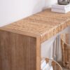Console Table, Handwoven Top - Antique Natural / Natural - Image 9