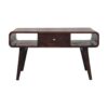 Curved Coffee Table - Walnut - Image 11
