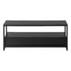 TV Stand Console Media Entertainment Center Storage Drawers For Living Room - Black - Image 4