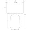 Lighting, Table Lamp Contemporary - Black - Image 4