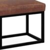 Reynolds - Ottoman Bench - Distressed Saddle Brown - Image 4