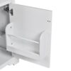 Bathroom Vanity With Sink, Soft Close Door, Adjustable Shelf, And Door Mounted Storage Rack - White - Image 15