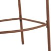 Lodi - Outdoor Matal Rope Barstool, Teak / Beige (Set of 2) - Teak / Beige - Image 15