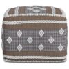 Mapleton - Outdoor / Indoor Pouf - Beige Gray / White - Image 8