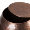 Griffen - Metal Storage Accent Table - Antique Copper - Image 3