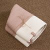 Francis - Cotton Round Laundry And Storage Basket - White / Brown - Image 7