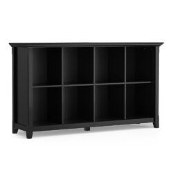 Acadian - 8 Cube Storage Sofa Table - Black