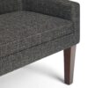Parris - Upholstered Bench - Dark Gray - Image 6