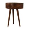 Semi Circle Nightstand - Chestnut - Image 3