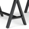 Sawhorse - Solid Walnut Veneer And Metal Coffee Table - Walnut - Image 5