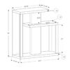 Accent Console Table For Entryway, Contemporary, Elegant Design - Taupe - Image 6