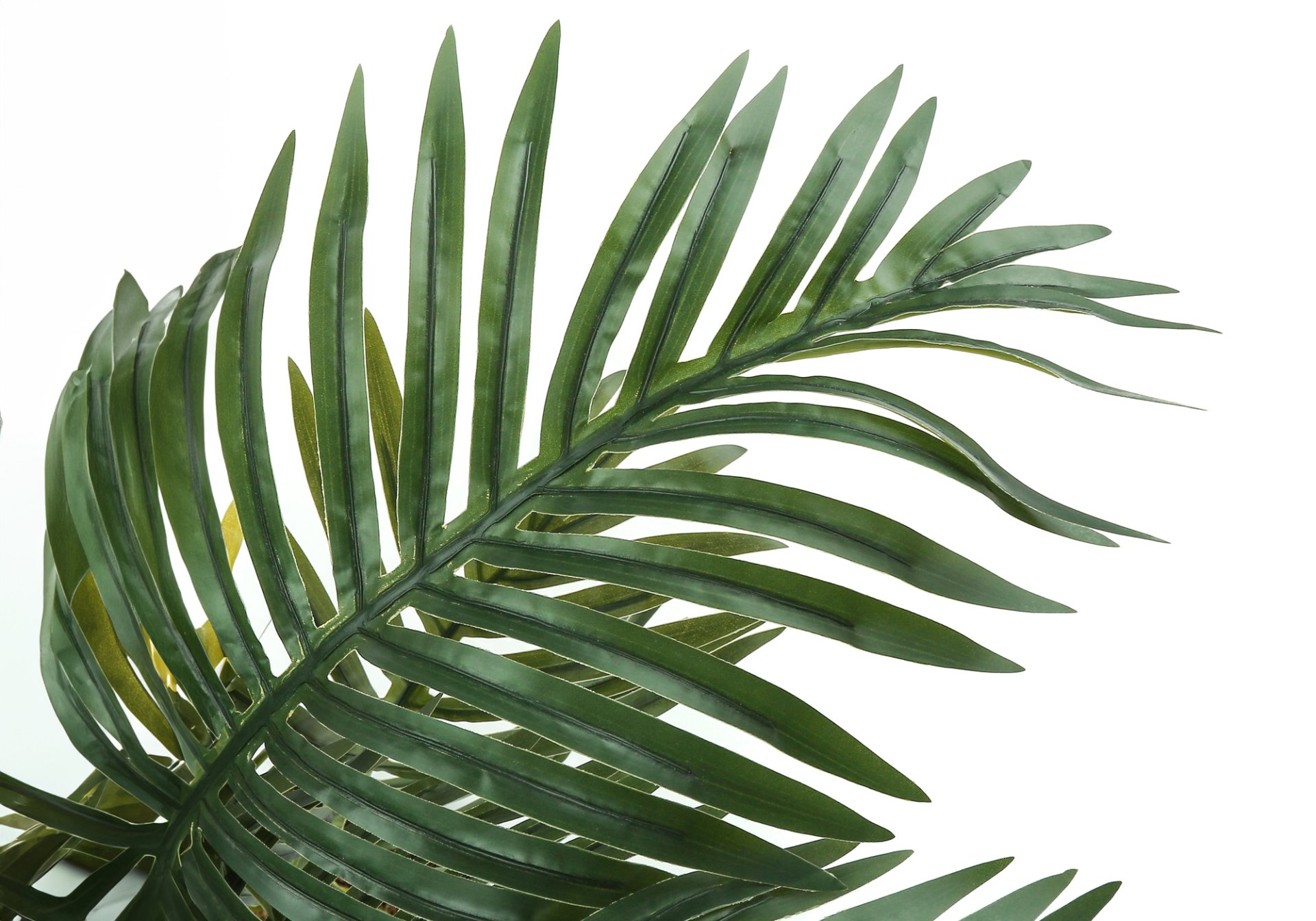34" Tall, Artificial Plant, Palm Tree, Indoor, Faux, Fake, Floor, Greenery, Potted, Real Touch, Decorative - Green / Black - Image 4