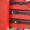 Rolling Metal Tool Chest With 5 Drawers, 20" Steel Storage Cabinet With Ball Bearing Slides - Red / Black - Image 17