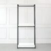 Fiona - Wood And Metal Walk In Closet With 1 Shelf Melamine - White - Image 4