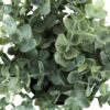 11" Tall, Artificial Plant, Eucalyptus Grass, Indoor, Faux, Fake, Table, Greenery, Potted, Decorative (Set of 2) - Green / Black - Image 7