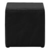 Nightstand, Storage Drawer, Upholstered, Transitional - Black - Image 4