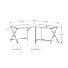 Computer Desk, Home Office, Corner, L Shape, Laptop, Contemporary & Modern - Taupe - Image 11
