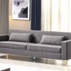 Aesthetic Sofas For Living Room, 3 Seater Couch With Classic Modern Appeal And Luxurious Soft Comfort - Gray - Image 11