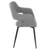 Margarite - Contemporary Dining / Chair (Set of 2) - Black / Gray - Image 3