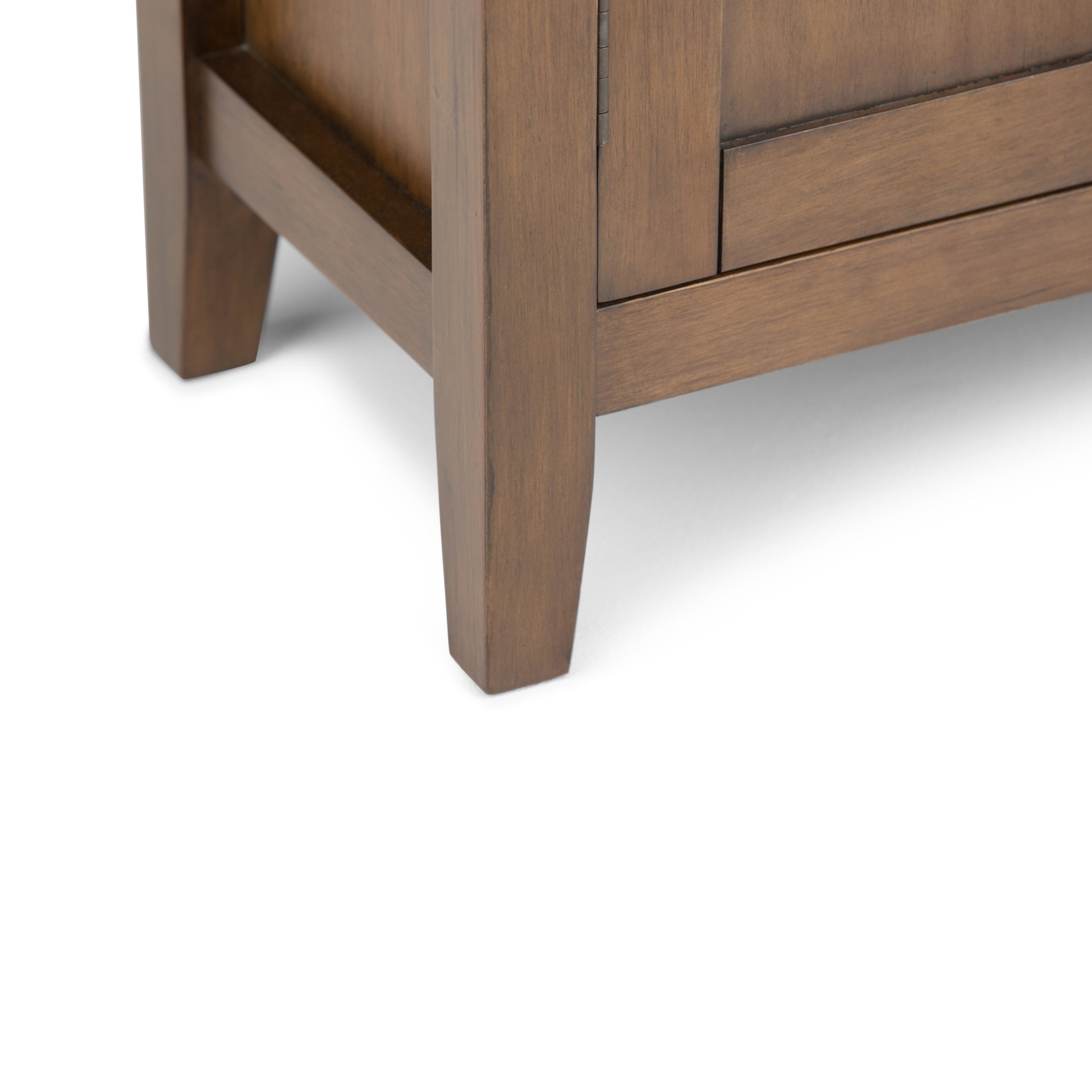 Redmond - Low Storage Cabinet - Rustic Natural Aged Brown - Image 3