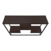 Accent Console Table For Entryway, Contemporary And Modern - Espresso - Image 4