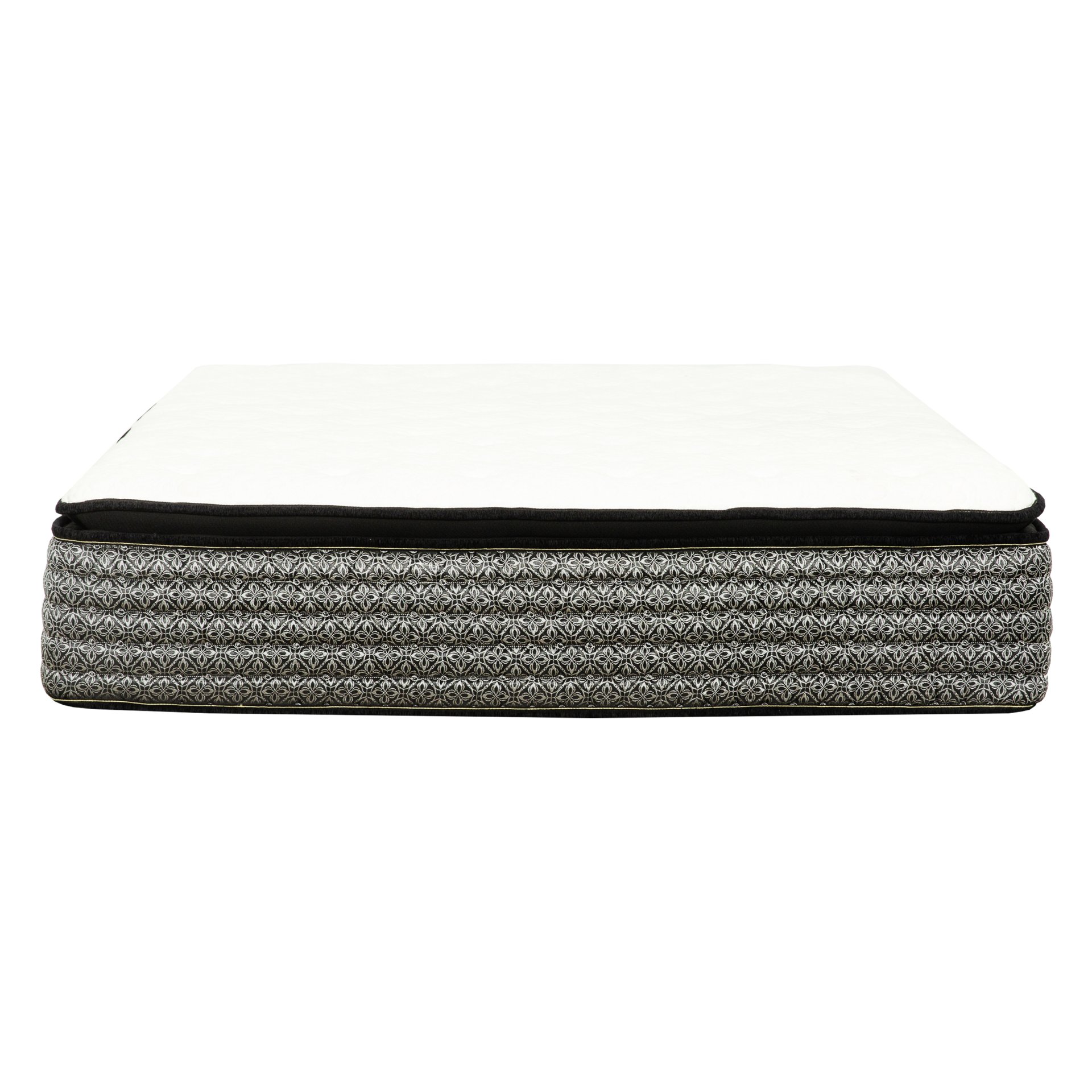 Premium 14" Queen Size Hybrid Mattress In A Box Plush Gel Memory Foam Top With Cooling Technology - Gray / White - Image 5
