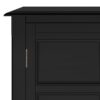 Burlington - Low Storage Cabinet - Black - Image 9