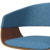 Lowell - Adjustable Swivel Bar Stool - Blue - Image 9