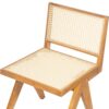 Chandigarh - Dining Room Chairs With Rattan And Solid Wood (Set of 2) - Natural - Image 10