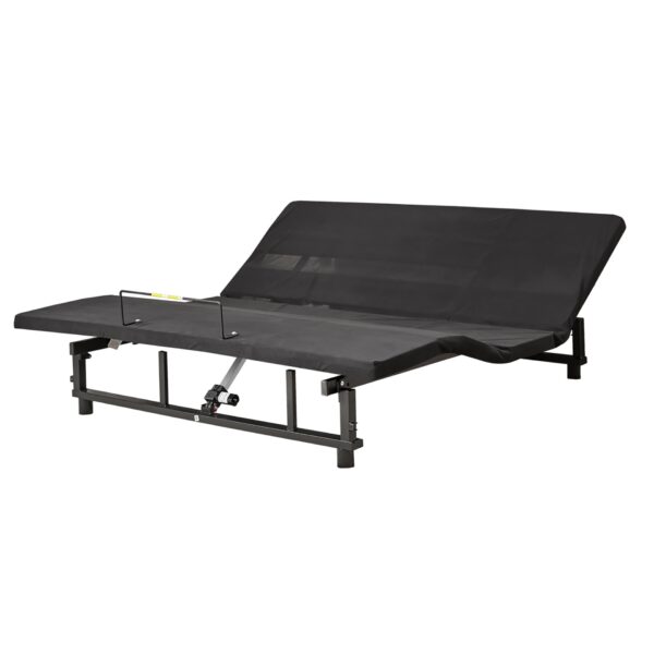 Adjustable Bed Base Frame & Head And Foot Incline Quiet Motor King Size Zero Gravity - Antique Black
