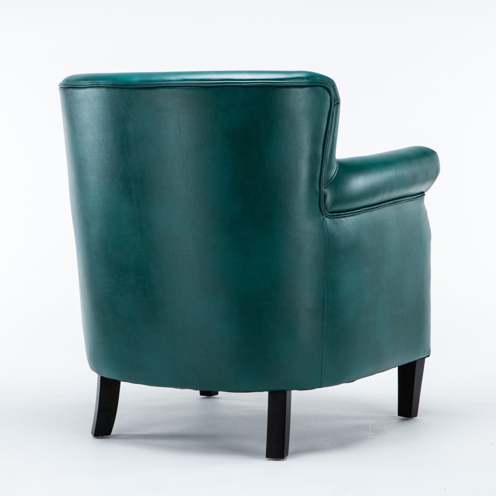 Hadley - Club Chair With And Hardwood Frame - Teal - Image 7