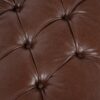 Bedroom End Of Bed Bench Tufted Upholstered End Of Bed Bench End Of Bed Entrance Shoe Bench, 60" With Nailhead Trim And Shelf Bedroom Upholstered Leather Bench Living Room Shoe Rack Footstool - Dark Brown - Image 13