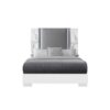 Moon Queen Bed With LED Accent Lighting - Marble - Image 6