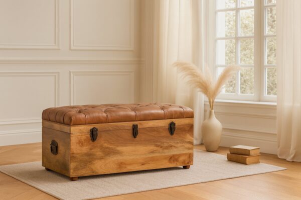 Buffalo - Hide Storage Trunk - Oak